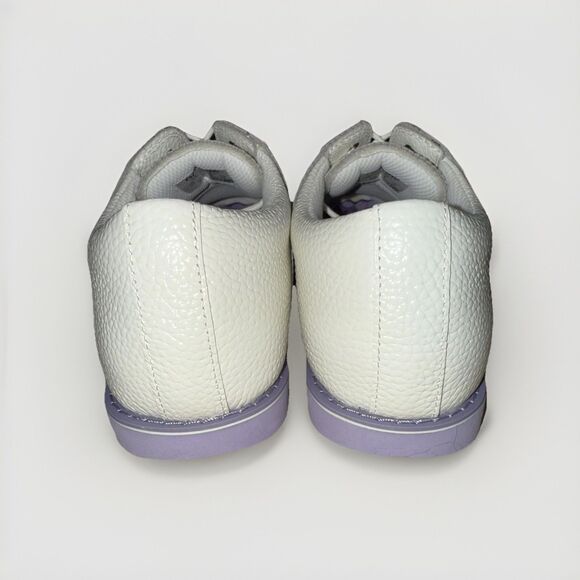 G/Fore Ladies Grosgrain Brogue Gallivanter Golf Shoe Ivory Purple Size 10 NEW - Picture 6 of 9